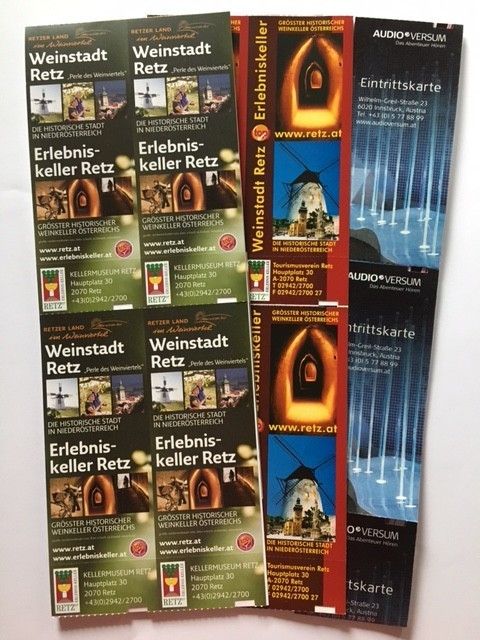 Verschiedene Tickets