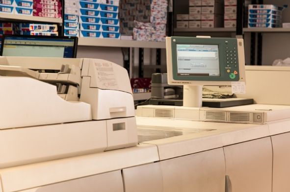 Computer und Drucker